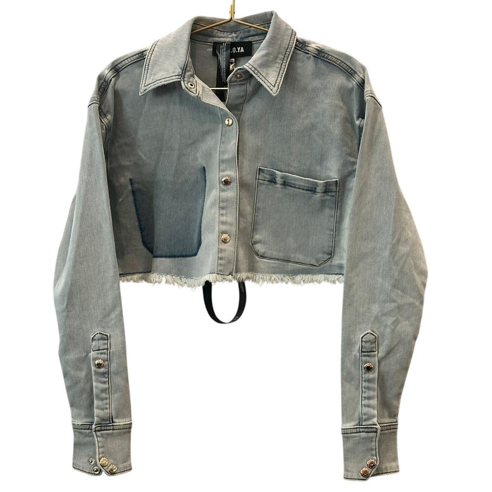Ser.O.Ya – Skylight Denim Crop Top – XXS